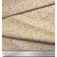 thumbnail image 3 of Soimoi Silk Fabric Blossom Floral Fabric Prints by Yard 42 Inch Wide, 3 of 3