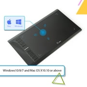 UGEE M708 Graphics Drawing Tablet, 10 x 6 Inches Digital Tablet with Pen for Linux, Mac, Windows PC