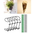thumbnail image 3 of Soporte para estantes de vino de hierro de 6 piezas montada en Hacia abajo Sunnimix Estante de vino tinto, 3 of 8