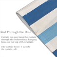 thumbnail image 4 of Door Curtain 34x56in Two Pieces Of Uniform Is Not Easy To Wrinkle The Room Shade And Dustproof For The Wall On The Door Or Window Light Blue Stripe_1, 4 of 5