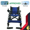 thumbnail image 3 of ComfyGO 6011 Fauteuil Roulant Électrique Motorisé Robuste, Bleu, 3 of 6