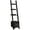 Cappuccino, variant on Pemberly Row Corner Bookshelf Etagere Ladder 69"H Office/Bedroom Laminate Brown