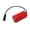 red, variant on DC5521 Port Dummy Cell Not Conductive 5.5x2.1mm With Tool Less Installation For Electronics And Industrial Applications
