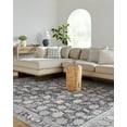 thumbnail image 2 of My Texas House Washable Lennon Brown 7'6" x 9'5" Washable Area Rug, 2 of 7