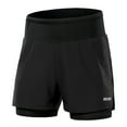 thumbnail image 1 of Arsuxeo B233 Multi-Functional Running Shorts with Storage Belt, Breathable & Quick-Dry, Black, EU XL, 1 of 6
