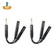 thumbnail image 2 of Cable Matters, paquete de 2 unidades, cable divisor de 1/4, TS macho a 2X TS hembra, 2 of 7