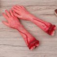 thumbnail image 2 of Mano, cuerpo, partes falsas, manos cortadas, sangre, humano roto, accesorios, brazo espeluznante, decoraciones muertas, truco de utilería, pies de zombi, cadáver de goma, 2 of 4