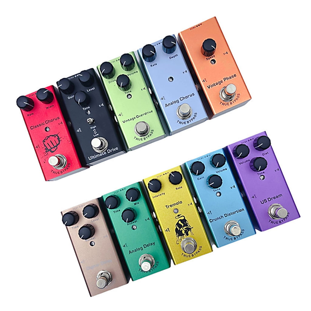 Professional Electric Guitar Overdrive Pedal for Electric Guitar & Bass Small Effect Pedal Processor of Overdrive Tone