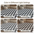 thumbnail image 7 of ODIKA 5'x7' Washable Area Rug Non-Slip, Low Pile, Stain Resistant Door Plaid Welcome Gingham Checkered Farmhouse Front Layered for Guest Room, Lounge, Apartment, 7 of 7