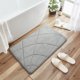 thumbnail image 5 of Alfombra de baño de microfibra suave Alfombra de baño antideslizante | Terciopelo de tortuga dorada súper absorbente | Almohadilla de confort gruesa y lujosa | Lavado fácil a prueba de agua | 16x24, 5 of 7
