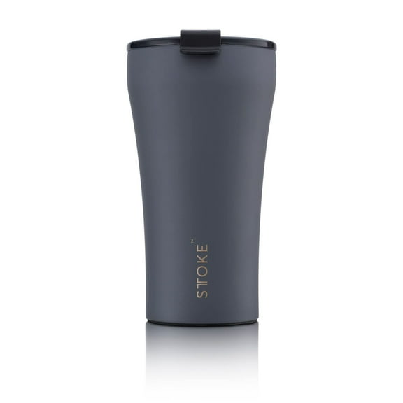Sttoke Leakproof Ceramic Reusable Coffee Cup 16 Oz - Slated Grey