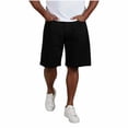 thumbnail image 2 of ZOYOEN Mens Denim Shorts with Pockets- Relaxed Fit Comfort Waist Casual Vintage Jean Shorts Black Size 28, 2 of 6