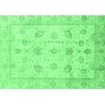 thumbnail image 1 of Ahgly Company Indoor Rectangle Oriental Emerald Green Traditional Area Rugs, 6' x 9', 1 of 4