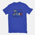 thumbnail image 3 of TeeFury Men’s Graphic T-shirts Feed Your Mind - Books | Reading | Royal | 5XL, 3 of 5