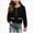 Black, variant on WXFAZCVU Girls Sweater Comfortable Soft Button Down Cardigan Elegant Outerwear Going Out Size 11-12Years