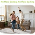 thumbnail image 3 of 8 Pcs Grippers for Rugs, Non Slip Rug Pads for Hardwood Floors and Tiles, Reusable and Washable Rug Tape for Area Rugs, Dual Sided Adhesive Rug Pad Gripper Keep Corners Flat(Black), 3 of 7