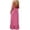 Hot Pink, variant on Danhjin Women Backless Dresses Casual Flowy Halter Lightweight Long Dresses Ruffle Hem Loose Beach Sun Spring Loungewear Cute Fashion Dress Outfits