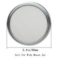 thumbnail image 5 of Set of 2 Stainless Steel Sprouting Jar Lid Kit for Superb Ventilation Fit for Wide Mouth Jars Canning Jars for Making Organic Sprout Seeds in Your House/Kitchen, 5 of 5