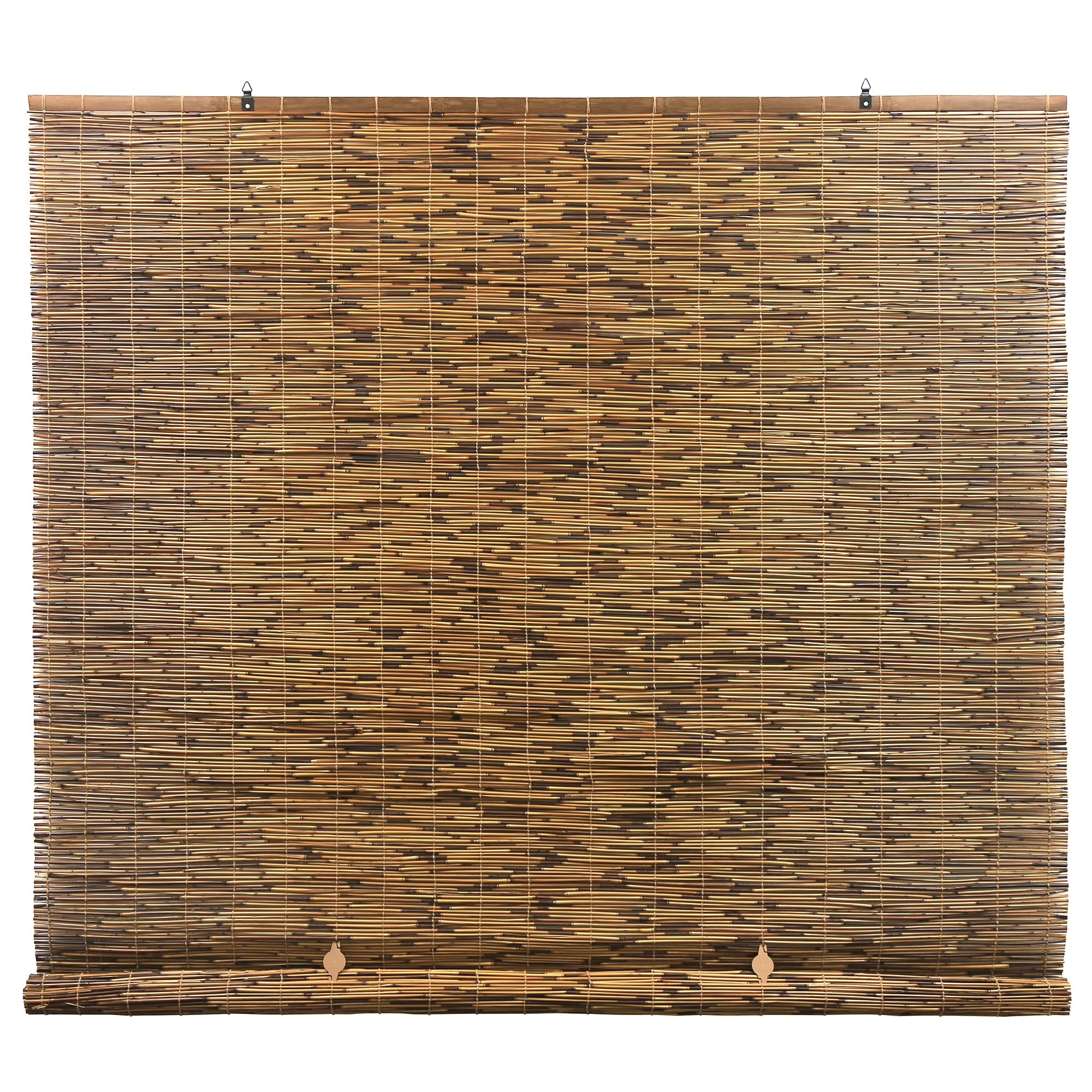 Radiance Cordless Bamboo Blinds, Cordless Blinds for Porch, Patio and Interiors, Cocoa, 72" x 72"