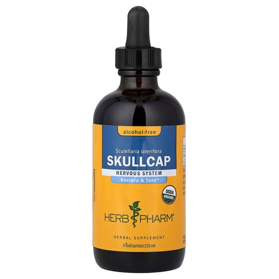 Herb Pharm Skullcap, Alcohol-Free, 4 fl oz (120 ml)