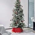 thumbnail image 4 of Metal Christmas Tree Collar, 27.6" Christmas Tree Ring, Christmas Tree Skirt Base Stand Protection from Pets, Tree Base Cover for Christmas Tree Decorations (Gold), 4 of 6