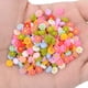 thumbnail image 1 of Cuentas de resina para la fabricación de joyas, abalorios de 8 estilos con base plana mixta, flor del sol y rosa, accesorios de decoración artística para teléfono, 100 piezas, 1 of 4