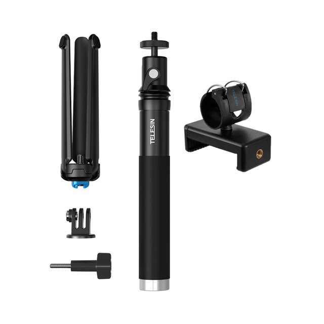 TELESIN GP-MNP-093-H 91cm / 35.8in Soporte portátil para trípode Selfie Stick Aleación de aluminio T TELESIN Palo de Selfie