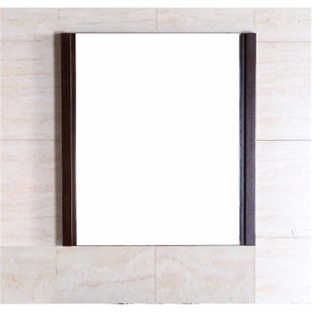 Bellaterra Home Wood Frame Mirror, Wenge - 23.5 in.