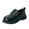 thumbnail image 2 of YHAJDS Boys Girls Loafers Breathable Soft Sole Oxford Dress Shoes School Uniform Flat for Toddler Little Kid Big Kid, 2 of 5