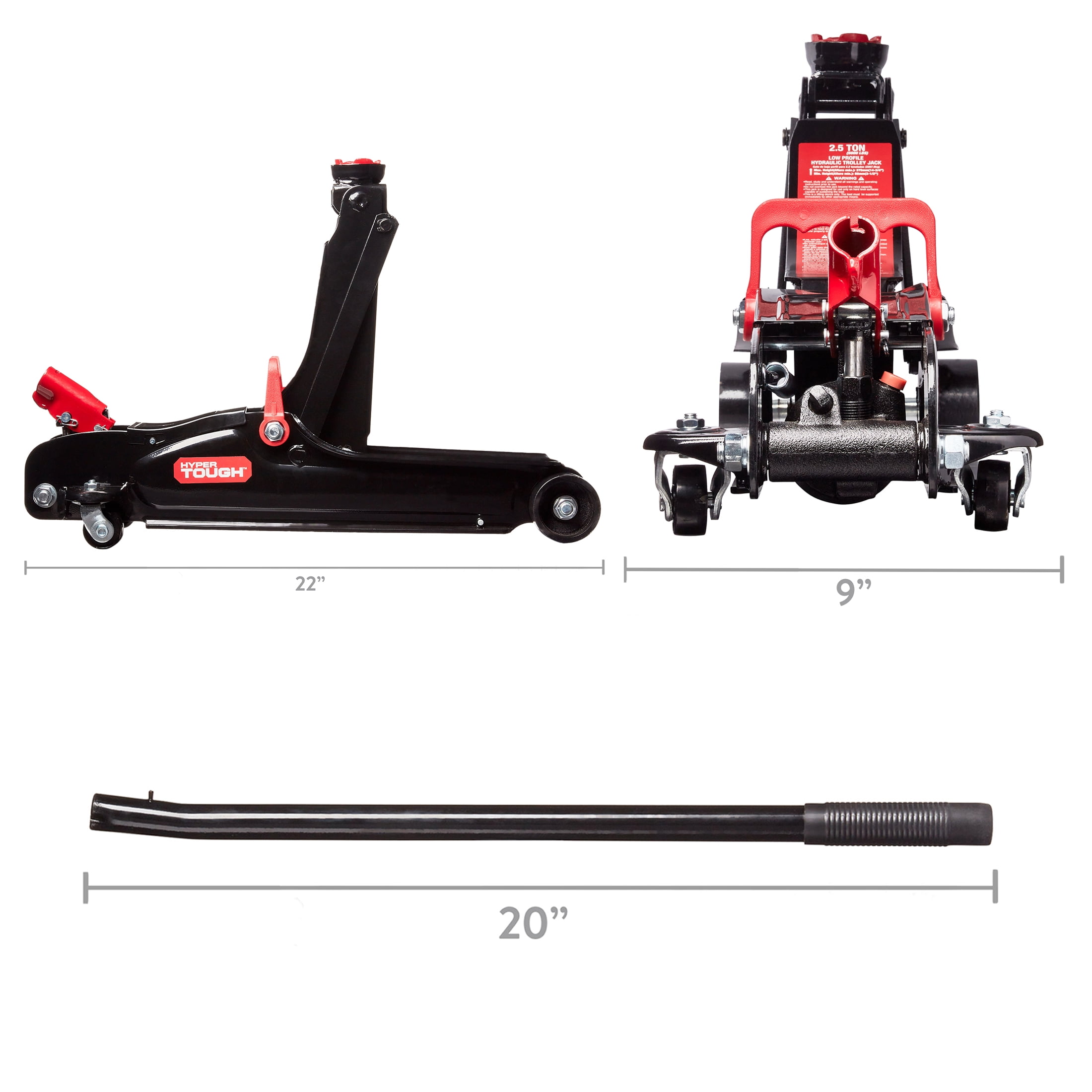 Hyper Tough 2.5-Ton Low Profile Jack