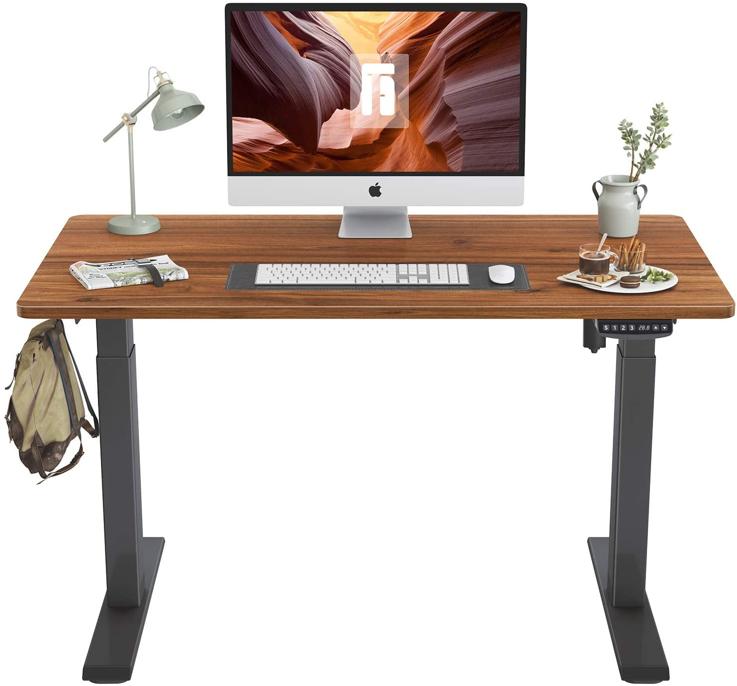 FEZIBO 40" x 24" Height Adjustable Standing Desk, Electric Stand Up