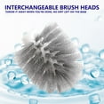 thumbnail image 6 of HomeDM Toilet Brush,Toilet Brushes for Bathroom with Holder, Bathroom Accessories Toilet Bowl Brush Toilet Brush Set for Deep Cleaning Compact Size for Storage and Organization, 6 of 8