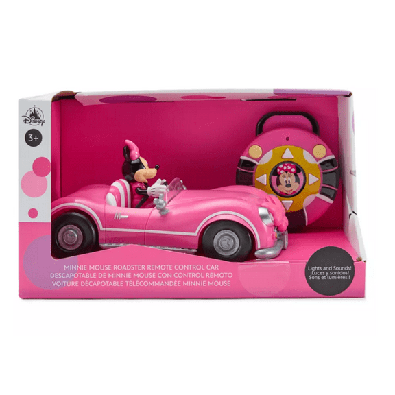Disney Parks Minnie Mouse Roadster Remote-Control Car Toy New With Box