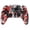 Red Graffiti, variant on Wireless Controller Compatible with P4/P4 Slim/P4 Pro/Windows PC, Red Skull