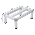 thumbnail image 4 of Commercial Storage Rack, Aluminum Dunnage Rack 1000 LBS Capacity for Restaurant Kitchen, Supermarket - Heavy Duty & NSF Certified, 4 of 6
