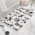 thumbnail image 3 of Schnauzer Dogs Flannel Non Slip Door Rugs,Washable Door Mats Indoor,Decorative Door Mats,Dirt-Resistant and Absorbent Doormat for Entrance,Bedroom,Kitchen,Bathroom,23.5x16in(60x40cm), 3 of 5