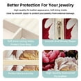 thumbnail image 3 of Peony Travel Portable Square Jewelry Stand with Box, Display, and Bracelet Holder - Ideal for Rings, Earrings, Necklaces, and More - Suitable for Girls and Women, 3 of 6