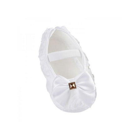 Purple Baby Shoes Nicesee Newborn Infant Baby Girl Bowknot Soft Sole Crib Shoes Prewalker 0-18 Months ()