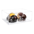 thumbnail image 2 of Better Display Cases Versatile Clear Acrylic Display Case with Clear Case and White Base 18" x 14" x 7" (A014-A), 2 of 2