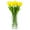 Yellow, variant on Enova Home Artificial Real Touch Tulips Fake Silk Flowers Arrangement in Glass Vase with Faux Water for Home Wedding Decoration Pink