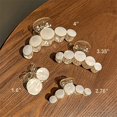 thumbnail image 4 of Pinzas para el pelo, pinzas para el pelo con mango grande, pinza antideslizante para la mandíbula, pinza para el pelo gigante para mujeres, niñas, novias (paquete de 4 sirenas) JAMW Sencillez, 4 of 5
