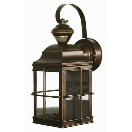 Heath Zenith Motion Activated 1 Light Outdoor Wall Lantern Com Heath Zenith This On Opens A Dialog That Displays Additional Images For With The Option To Zoom In Or Out
