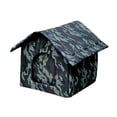 thumbnail image 1 of BELOVING Outdoor Stray Cat House Weatherproof Versatile Windproof Curtain Durability Oxford Cloth Feral Cat Shelter for Lawn Courtyard Medium, 1 of 7