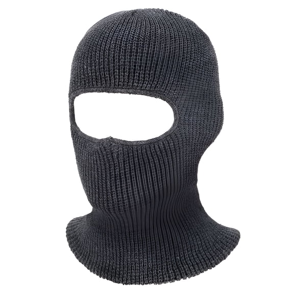 TELOLY Knitted Full Face Cover Adult Winter Warm Ski Balaclava Hat for Outdoor Women Men Full Face Mask
