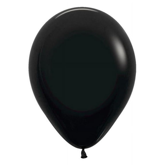 Betallic 30045 36 in. Deluxe Black Latex Balloons