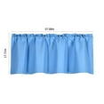 thumbnail image 3 of DELESYS Valance Curtain for Kitchen Black Out Window Curtains for Living Dining Room Window Valance, 57×18inches, 3 of 8