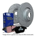 thumbnail image 4 of EBC S2KR1452 Stage 2 Sport Slotted Rear Brake Kit with Greenstuff Brake Pads for 2006-2013Audi A3, 4 of 4