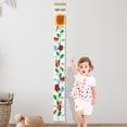 thumbnail image 4 of TIELUTT Growth Chart For Kids Canvas Height Chart Ruler Removable Hanging Wall Ruler Measurement Corner Fence Post Bracket Woodworking Punch Locator 4ft Metal Fence Post Survey Marker T Posts for Fen, 4 of 6