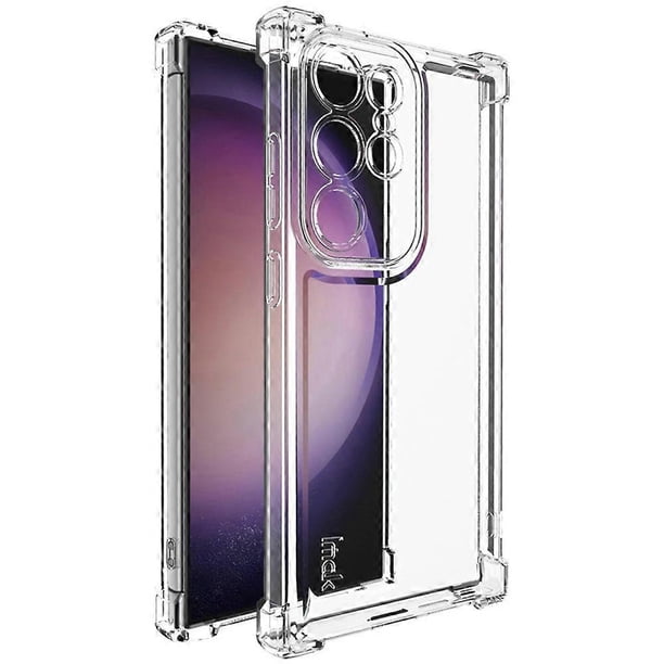 IMAK UX-4 Series for Samsung Galaxy S24 Ultra Case Straight Frame Four Corner Shockproof Clear TPU C