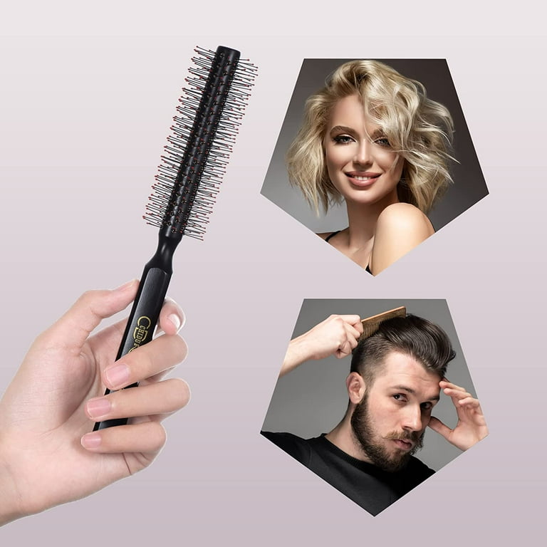 Perfehair Small Round Brush for Blow Drying Short Inch